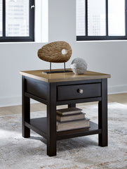 Elite Furniture Outlet - Ashley Furniture - Drazmine End Table - Rectangular End Table / Brown - T734-3