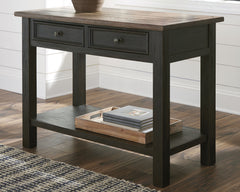 Elite Furniture Outlet - Ashley Furniture - Tyler Creek Sofa/Console Table - Sofa Table / Grayish Brown/Black - T736-4
