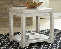 Elite Furniture Outlet - Ashley Furniture - Fregine End Table - Rectangular End Table / Whitewash - T755-3