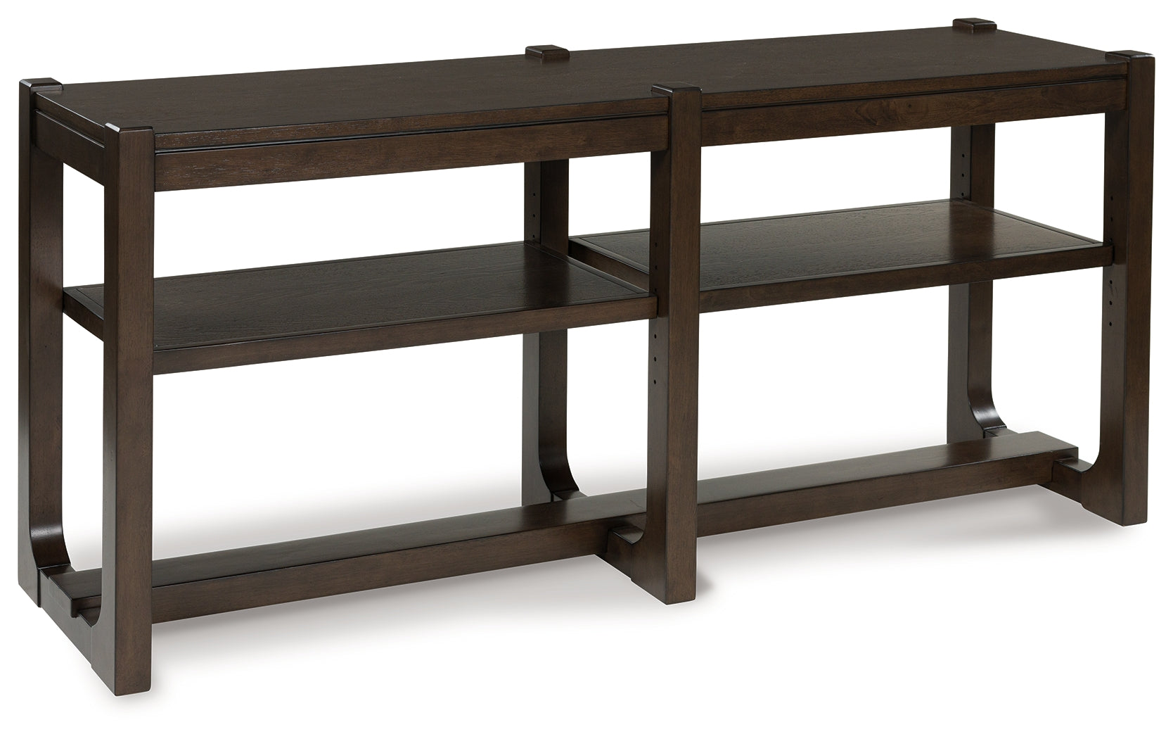 Elite Furniture Outlet - Ashley Furniture - Breckington Sofa Table - Sofa Table / Dark Brown - T856-4