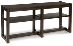 Elite Furniture Outlet - Ashley Furniture - Breckington Sofa Table - Sofa Table / Dark Brown - T856-4