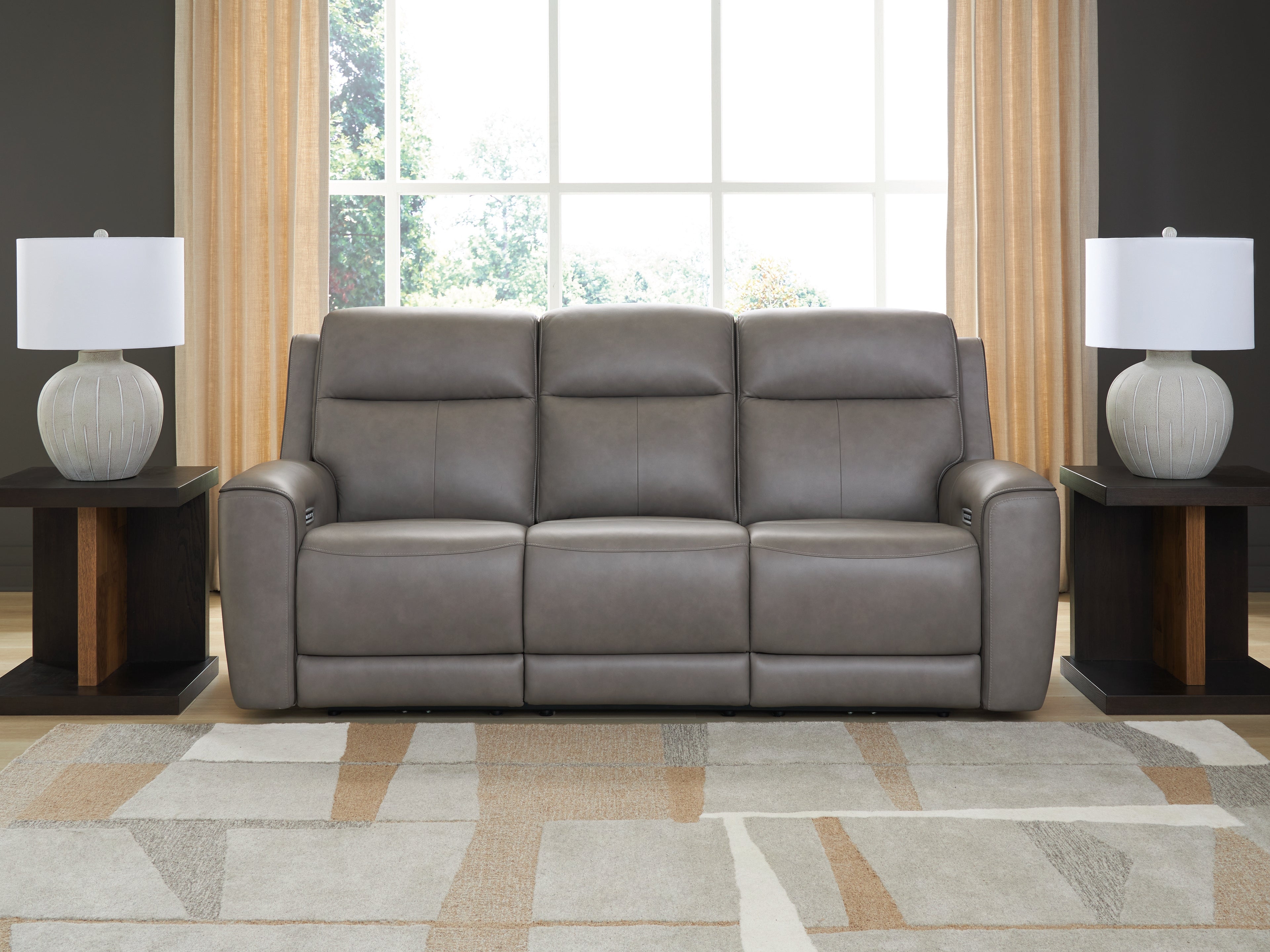 Elite Furniture Outlet - Ashley Furniture - 5Z-Comfort Living Room - PWR REC Sofa with ADJ Headrest / Coin - PCU1090015