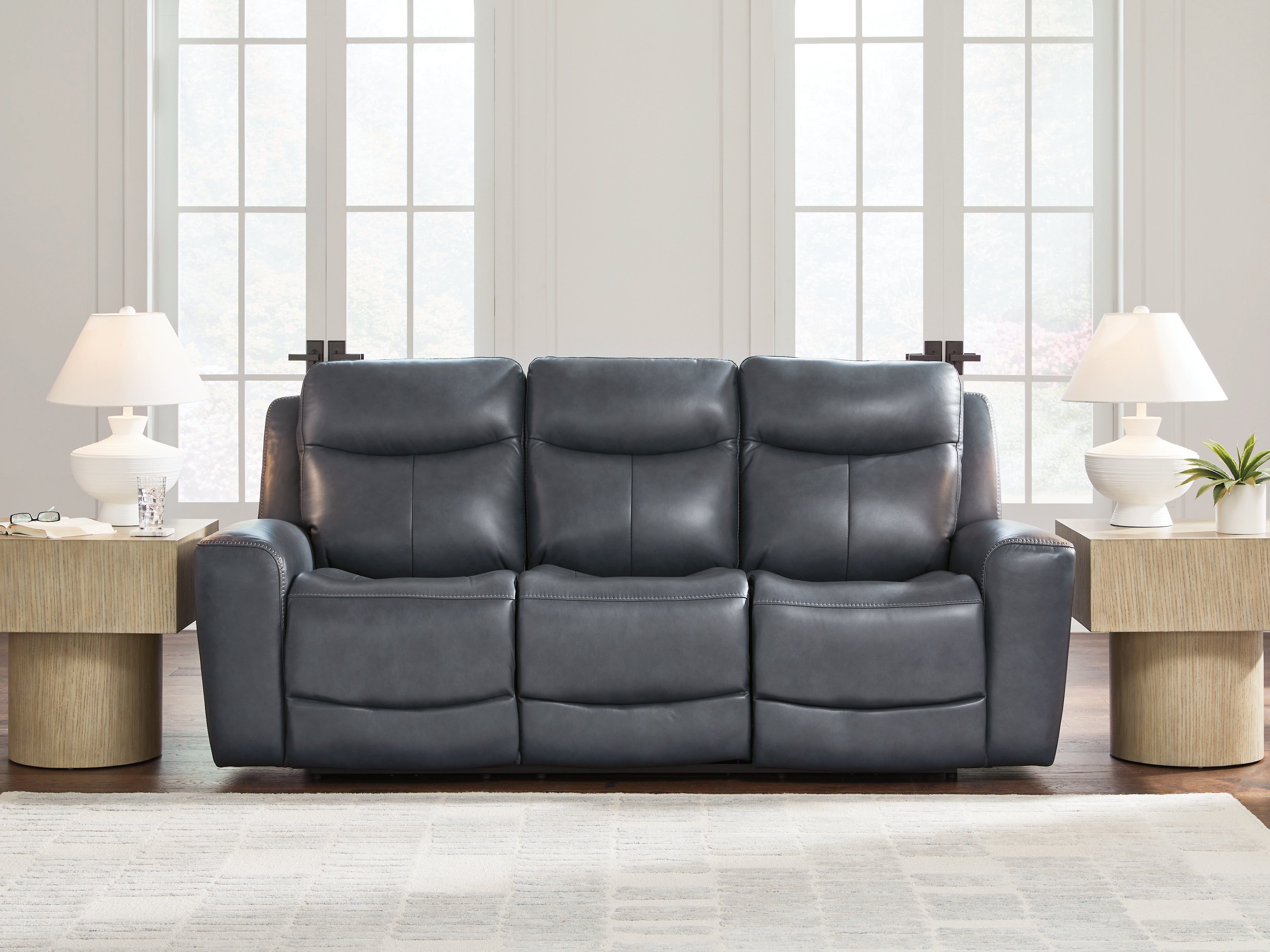 Elite Furniture Outlet - Ashley Furniture - Next Move Living Room - PWR REC Sofa with ADJ Headrest / Admiral - PCU1210015