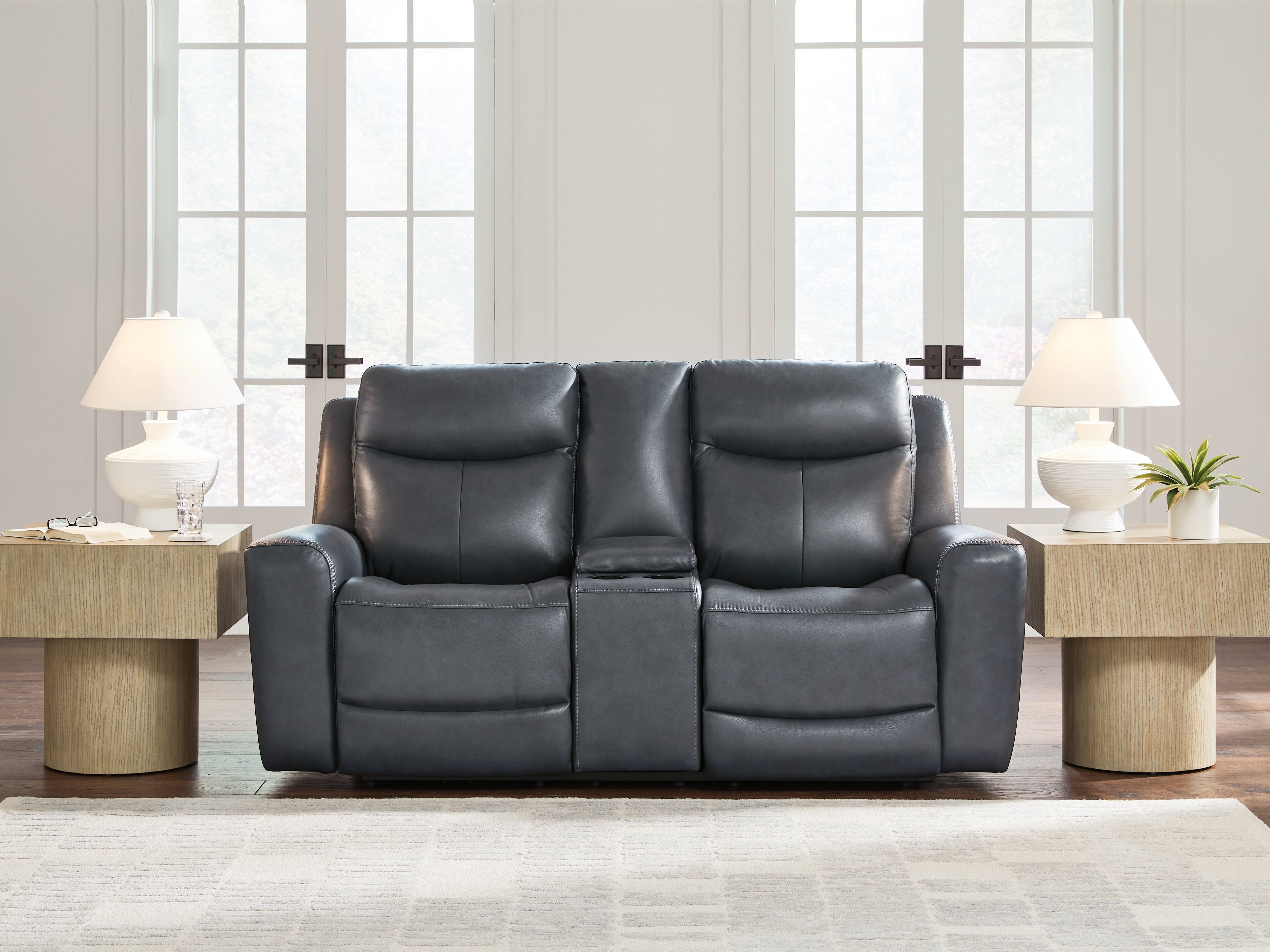 Elite Furniture Outlet - Ashley Furniture - Next Move Living Room - PWR REC Loveseat/CON/ADJ HDRST / Admiral - PCU1210018