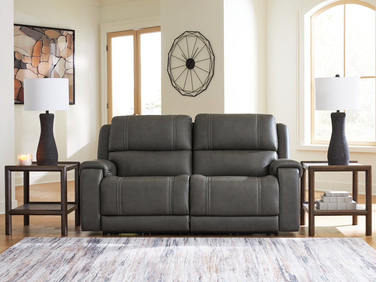 Elite Furniture Outlet - Ashley Furniture - 5Z - Pittson Sectional - 2-Piece Power Reclining Sectional Loveseat - PCU12600S1