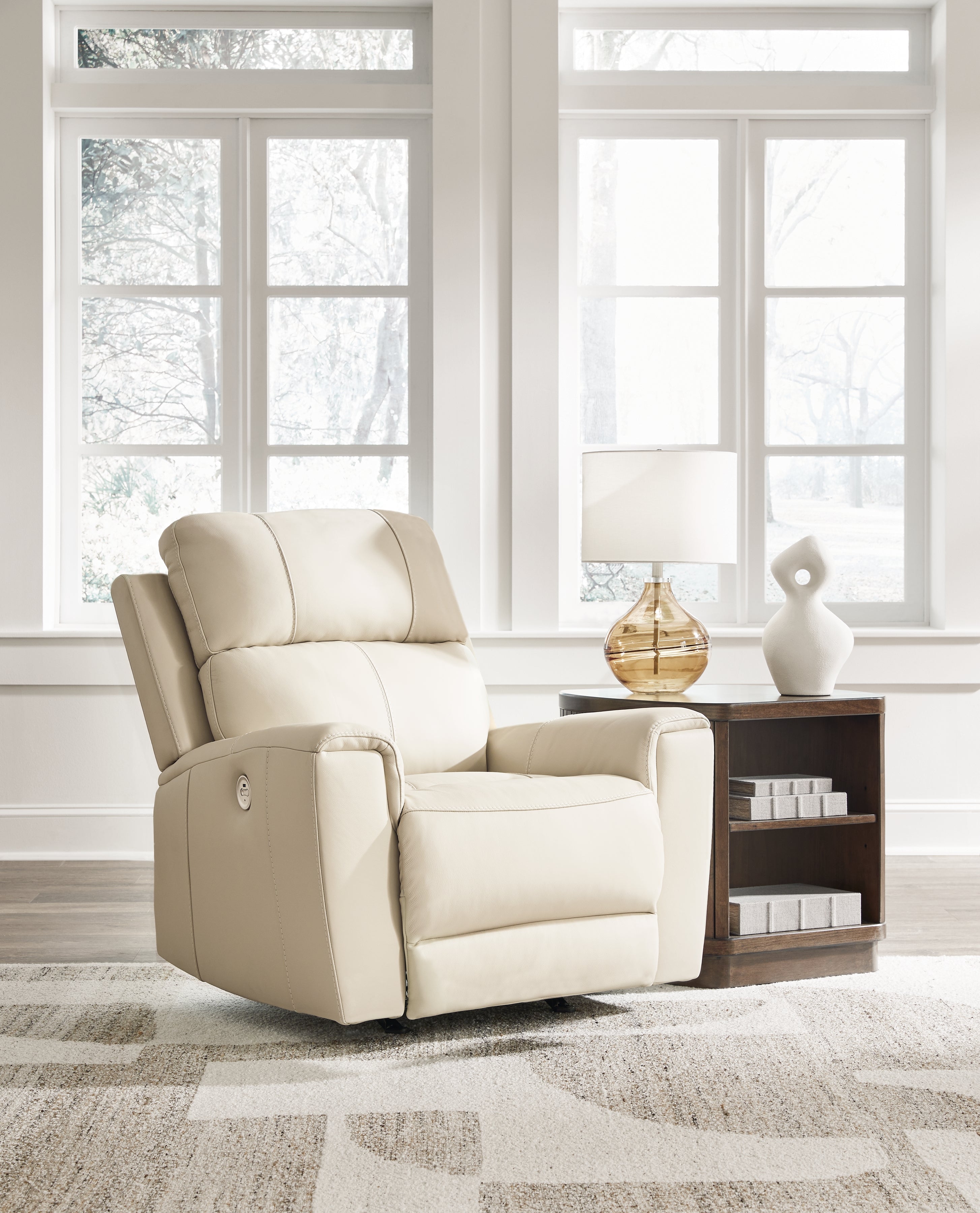 Elite Furniture Outlet - Ashley Furniture - Dahlmoore Living Room - Power Rocker Recliner / Almond - U1320098