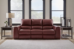 Elite Furniture Outlet - Ashley Furniture - Alessandro Living Room - PWR REC Loveseat/CON/ADJ HDRST / Garnet - U2550118