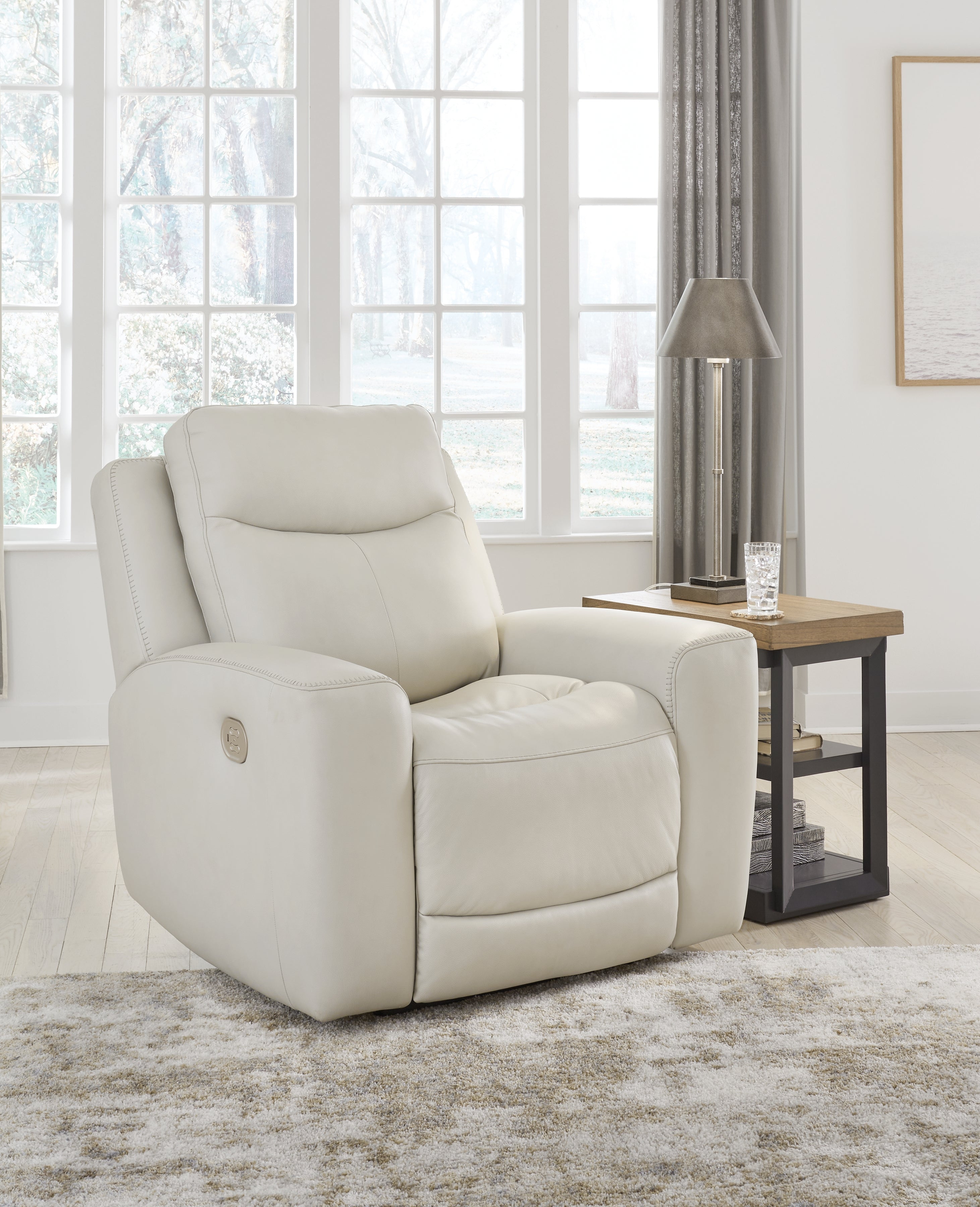 Elite Furniture Outlet - Ashley Furniture - Mindanao Living Room - PWR Recliner/ADJ Headrest / Coconut - U5950513