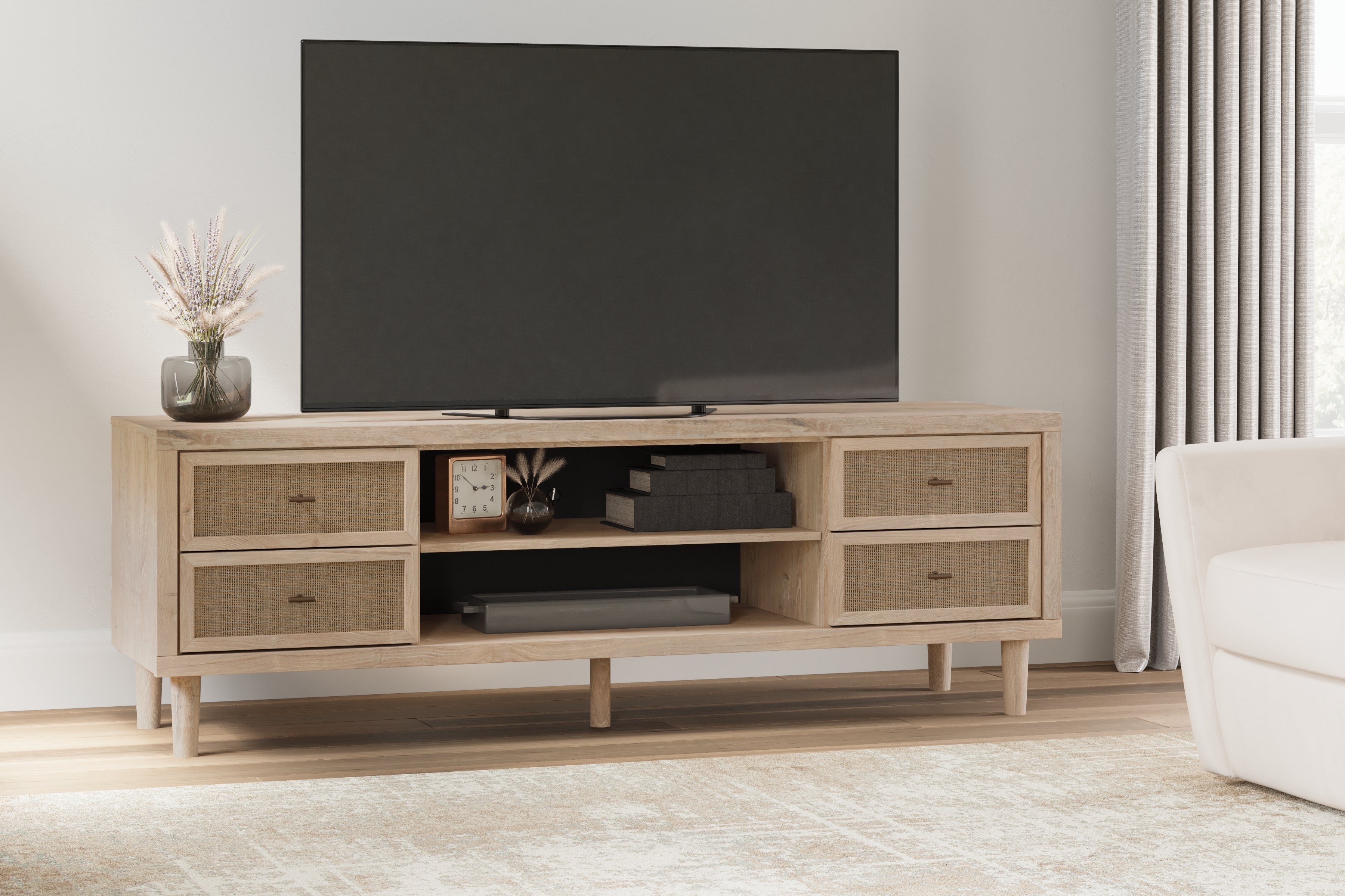 Elite Furniture Outlet - Ashley Furniture - Cielden TV Stand - 72" / Two-tone - W1199-68
